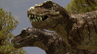 imagen: Lucha en el Jurásico