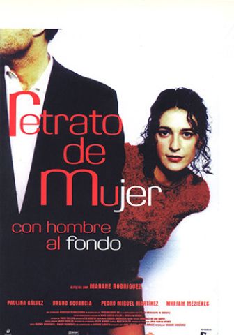 imagen: Retrato de mujer con hombre al fondo