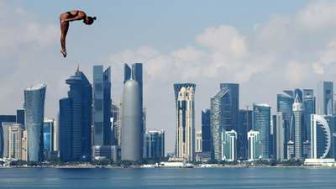 imagen: Saltos de trampolín - World Aquatics High Diving World Cup